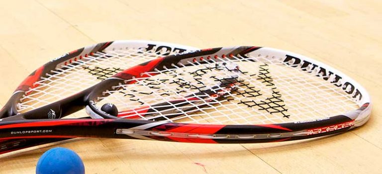 Photo of two squash rackets